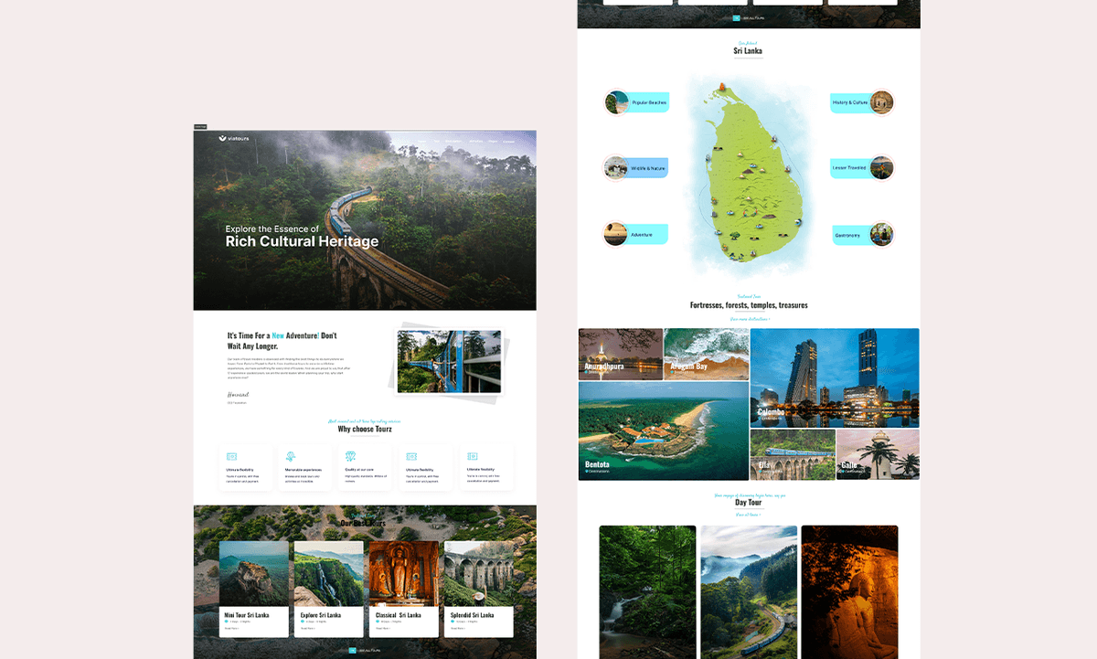Ceylon Travel Website